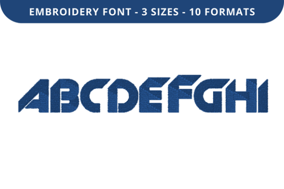 Angle Font a to I