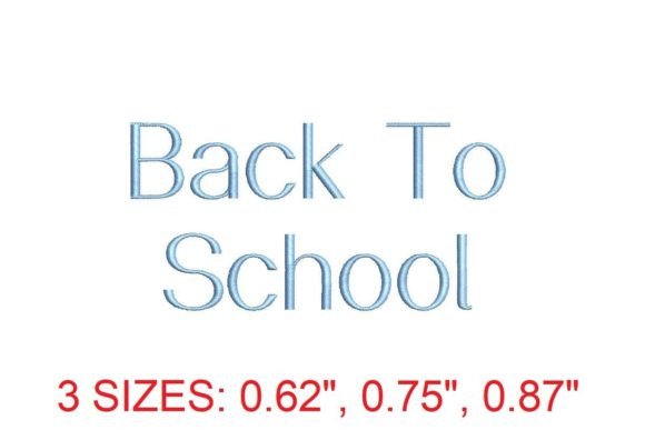 Back to School Font