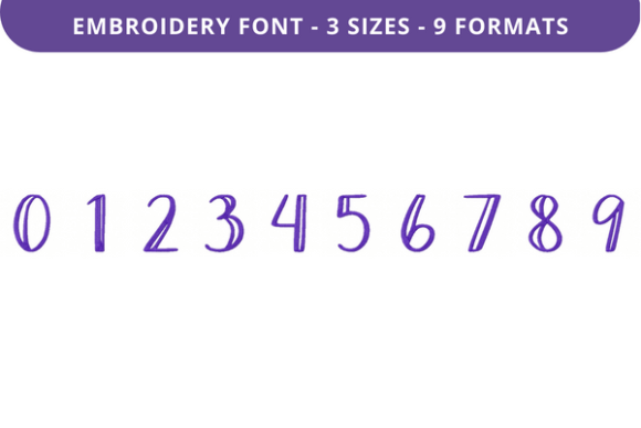 Crafty Goldfish Font 0 to 9