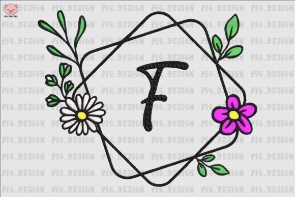 Flower Daisy Font F