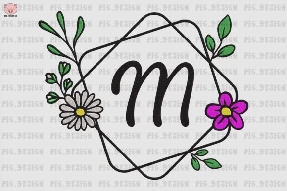 Flower Daisy Font M