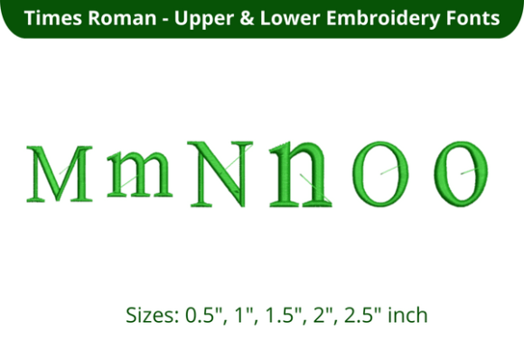 Times Roman Font MNO